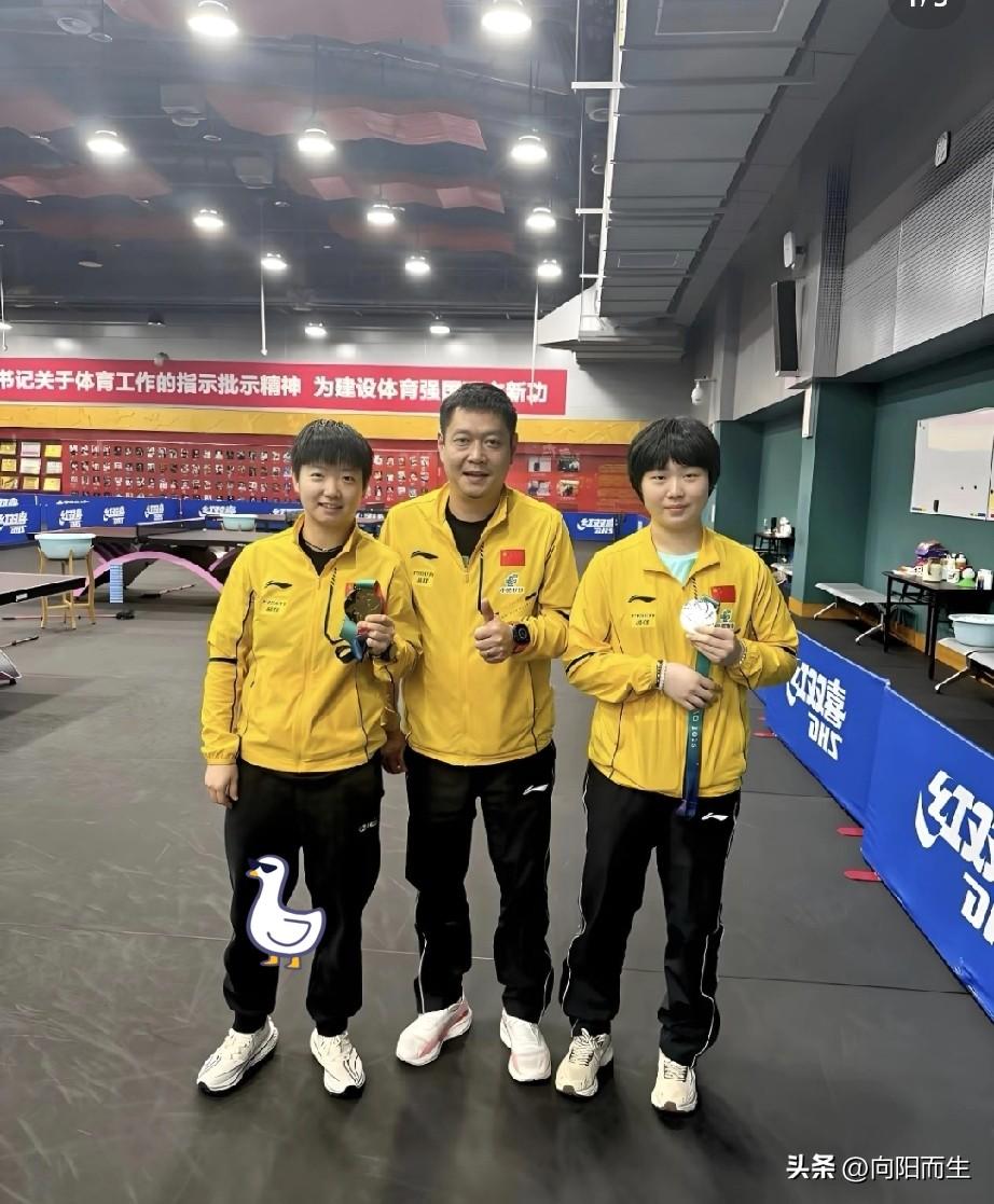 竞技体育就是这么真实，
有赢就有输，
有巅峰就有调整。
莎莎一直很拼，
这场不在