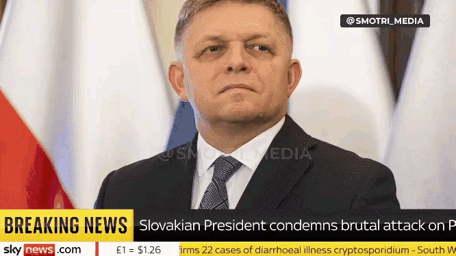 #斯洛伐克总理暂无生命危险# 谁是幕后黑手，英国人就差直接点名了。

英国天空新