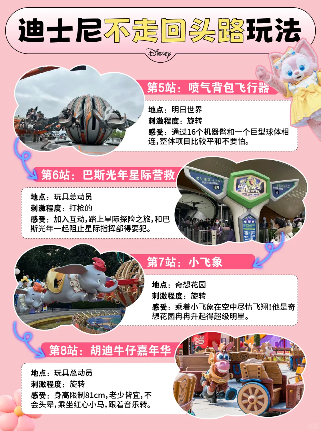 迪士尼喂饭版！保姆级路线攻略！很难找全！！