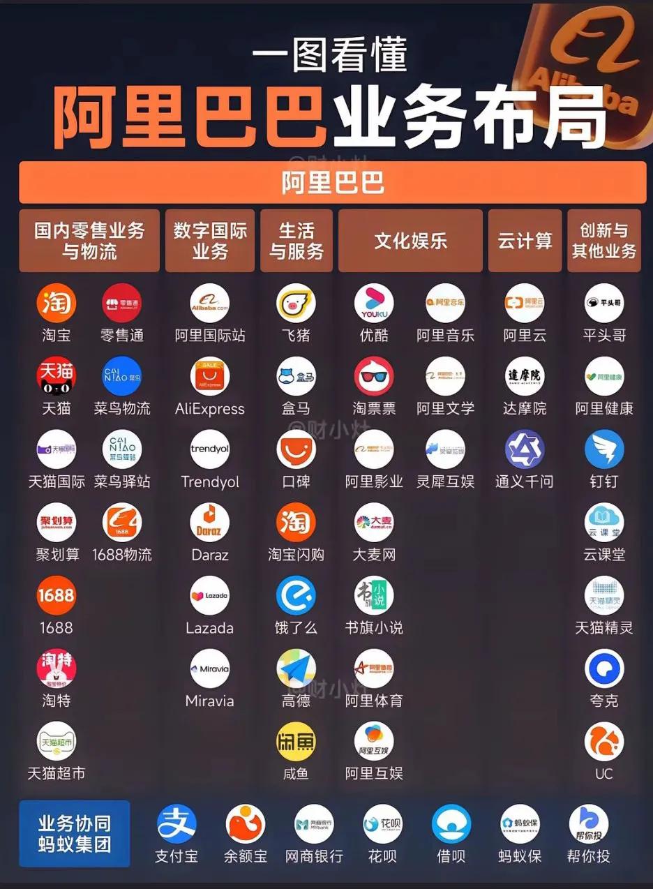 一直以为阿里巴巴只有淘宝和支付宝，没想到人家在外国做的这么厉害，真是太牛了！[大