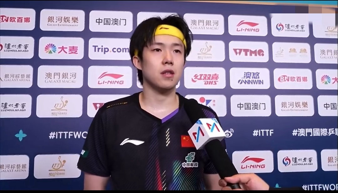 王楚钦谈世界杯成绩平平！3-0横扫后坦言尽人事听天命，一年比一年更稳是终极目标2