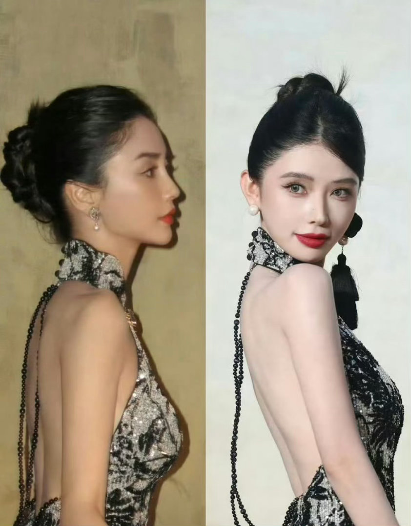 方圆撞脸angelababy两个女生各有各的美来欣赏一下美女吧 
