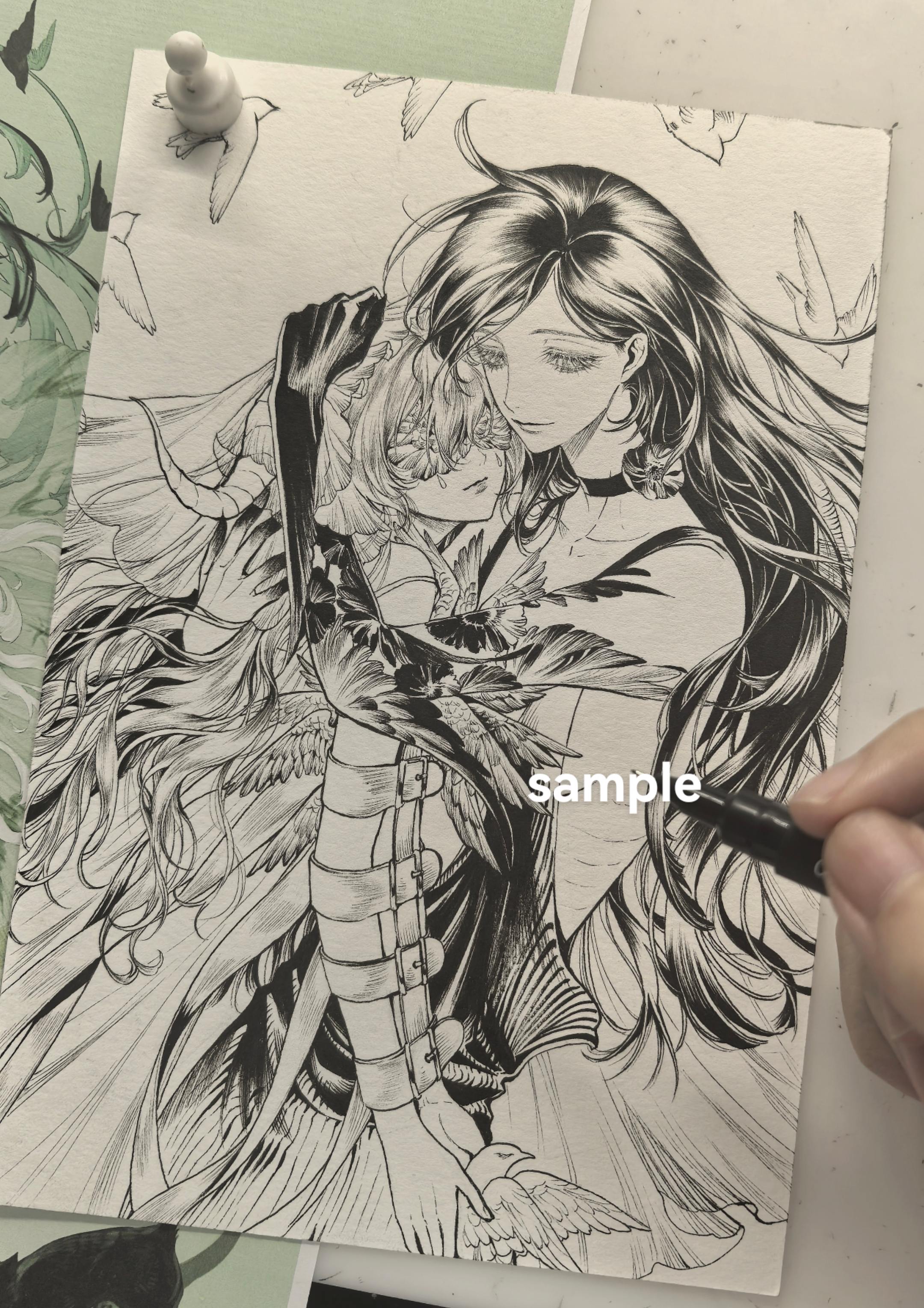 纸绘 手绘 画画 绘画 稿件展示
