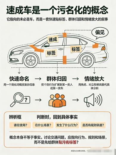 【“速成车”标签就是为了搞死中国汽车产业】 近一段时间，中国媒体喜欢给国产汽车贴
