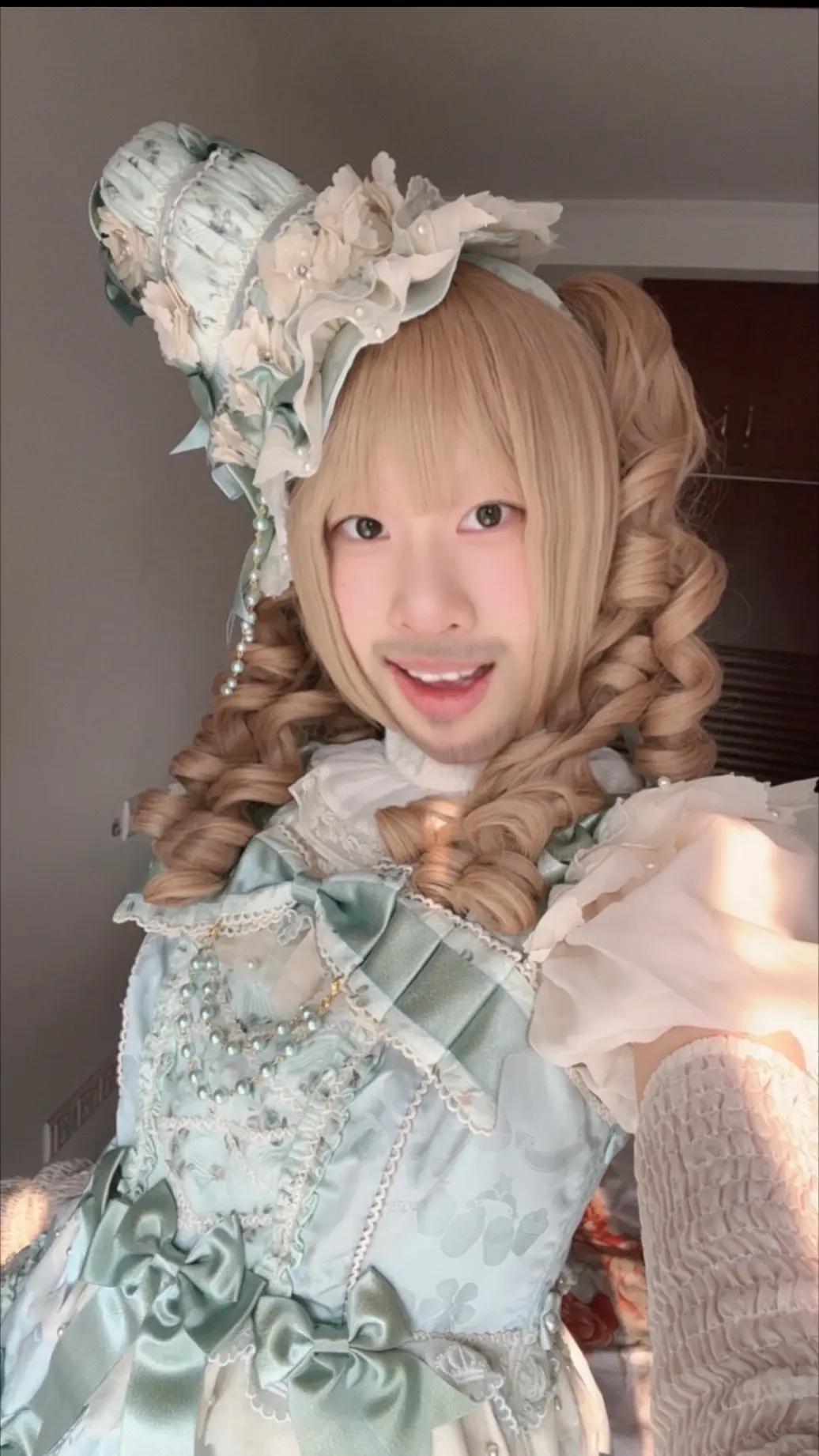 抹茶蛋糕。