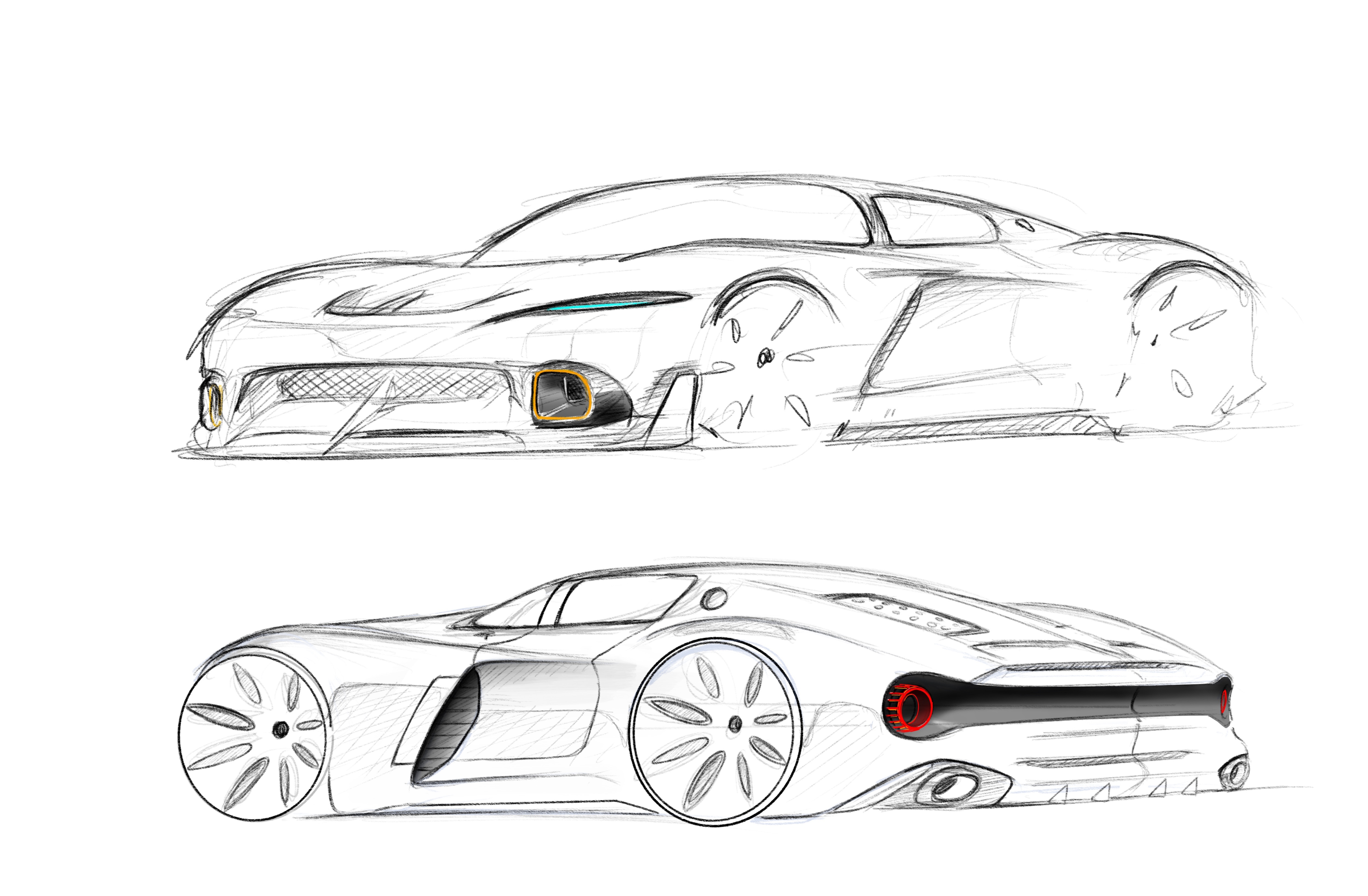 3个小时的飞行，就可以画一些有趣的想法[哈哈]我与汽车的日常  ​​​