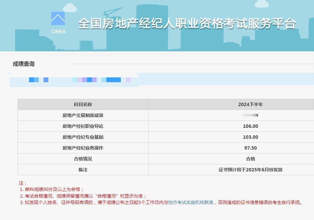 从事房产十几年 虽然不需要一个证来证明 听说不好考 就去了 4门一次通过