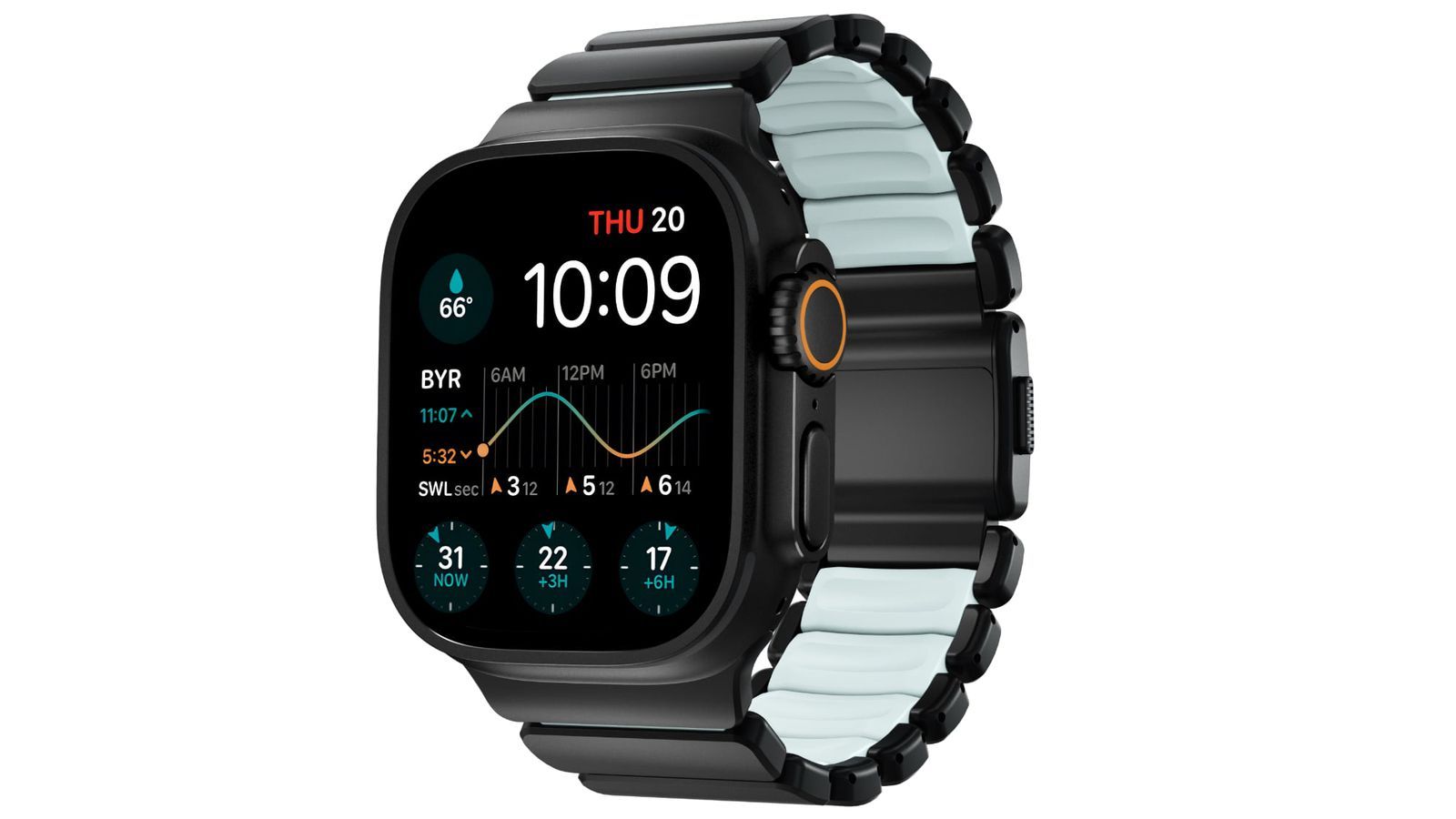 【Nomad 推出全新“Icy Blue Glow”配色混合钛金属 Apple 