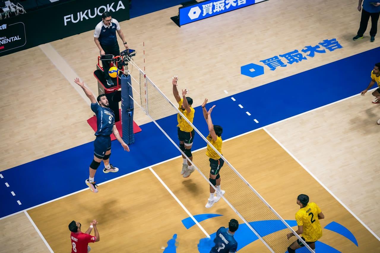 【2026男排亚锦赛 小组赛：伊朗男排3-0印度男排】北京时间9月6日上午，福冈
