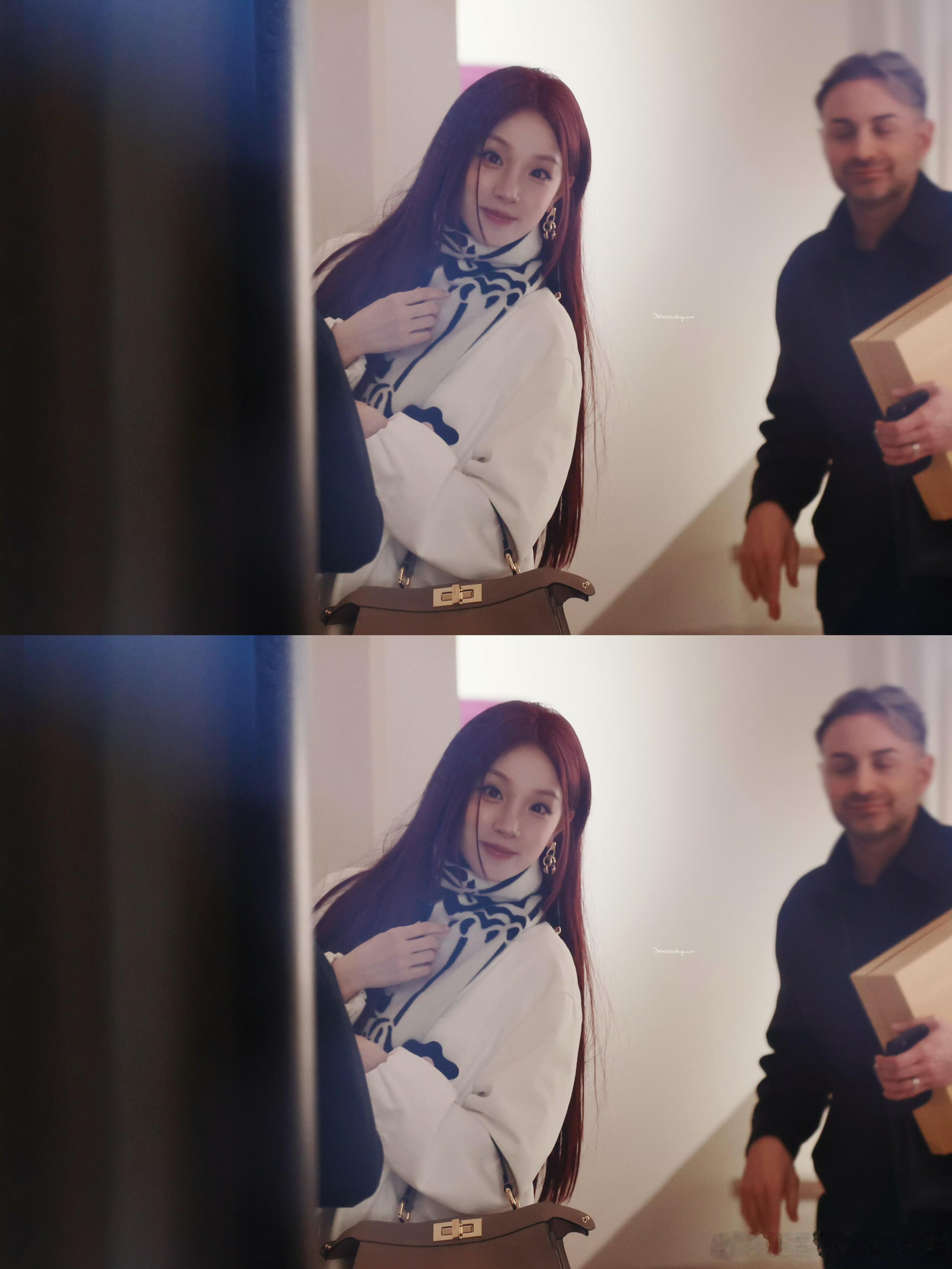 宋雨琦米兰fendi探店，期待美图