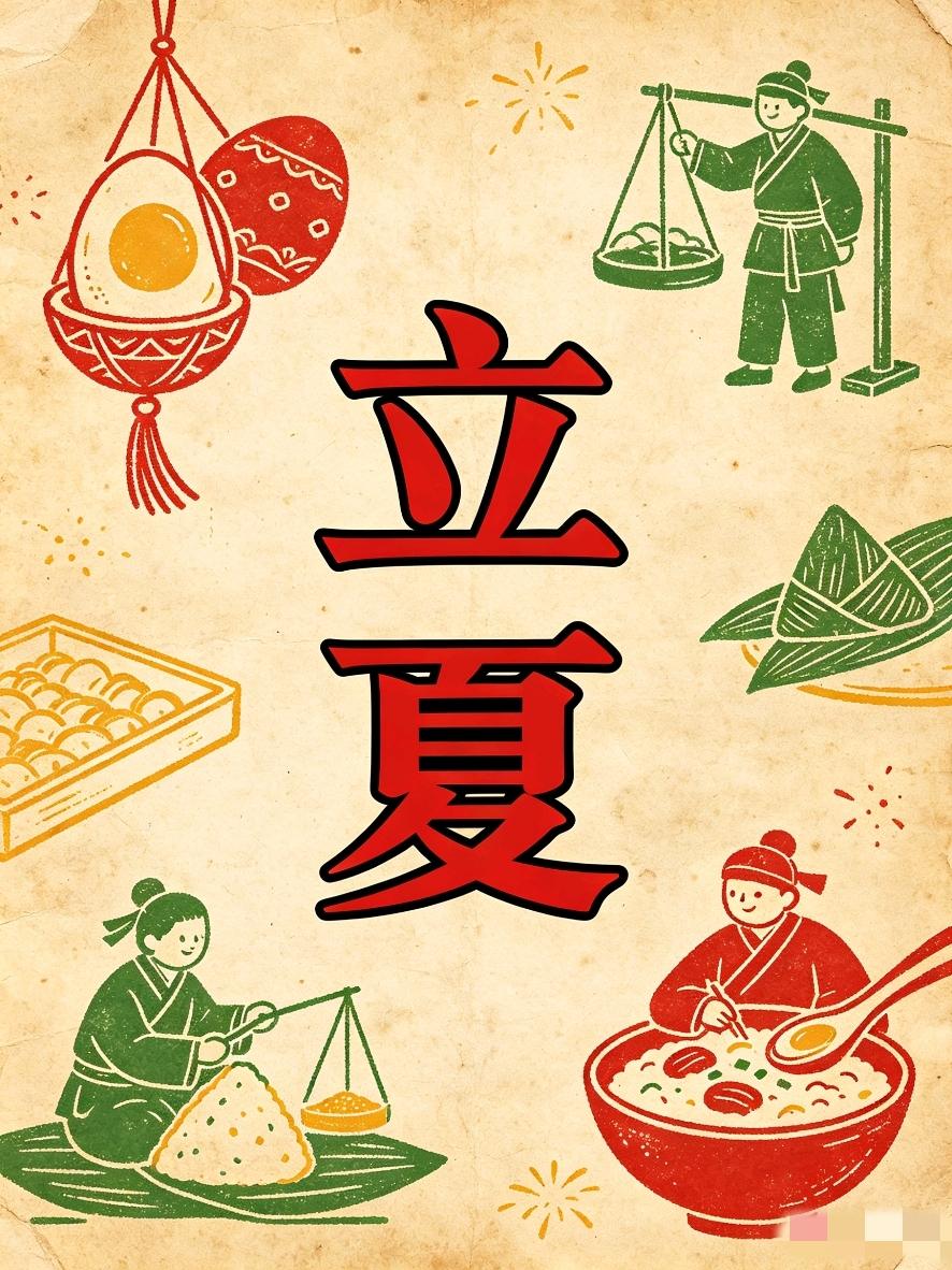 今日立夏，老祖宗流传的暖心小讲究，简单又吉利
 
转眼立夏已至，暖风渐起，万物繁