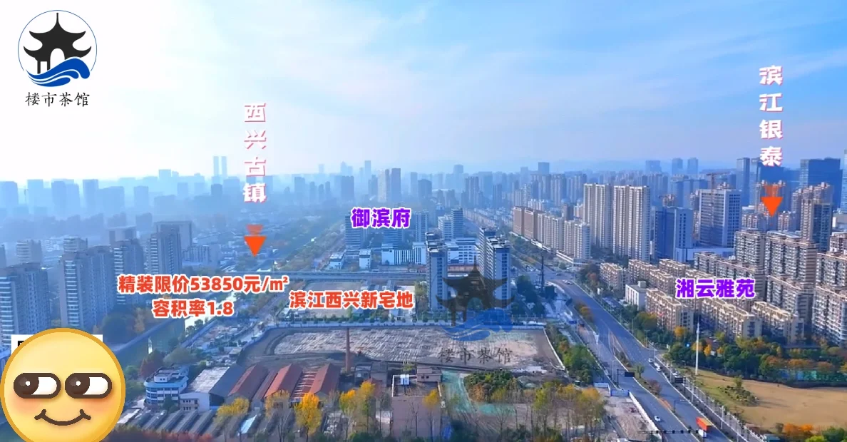 滨江区低密新地来了，定价53850元/㎡