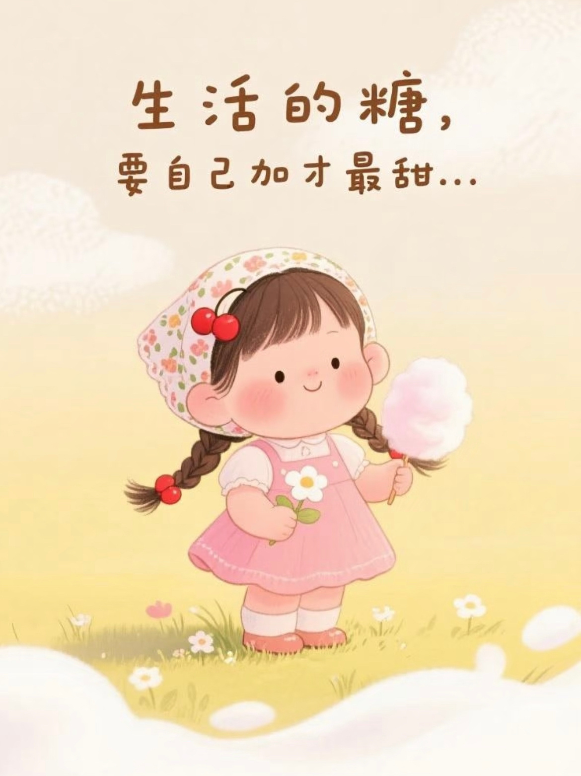 日子是自己的，别被他人眼光束缚。做想做的事，爱想爱的人，心怀热爱，奔赴山海。不焦