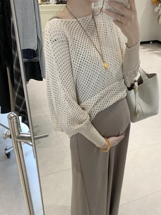 孕期 正面看不出肚肚的一套