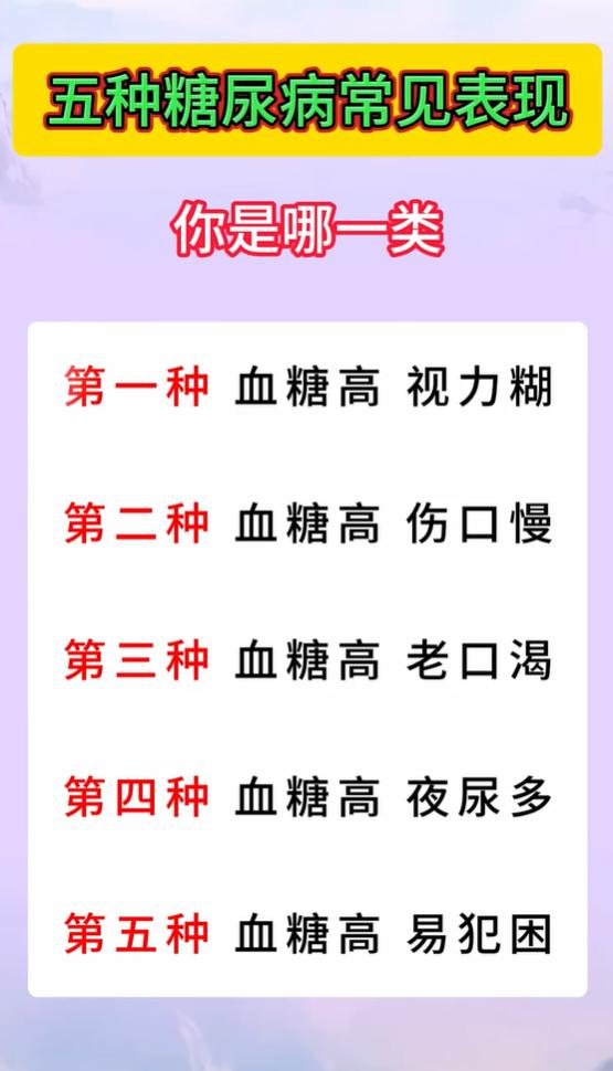 血糖升高身体早有提示！视力模糊、口渴犯困，分清五种表现