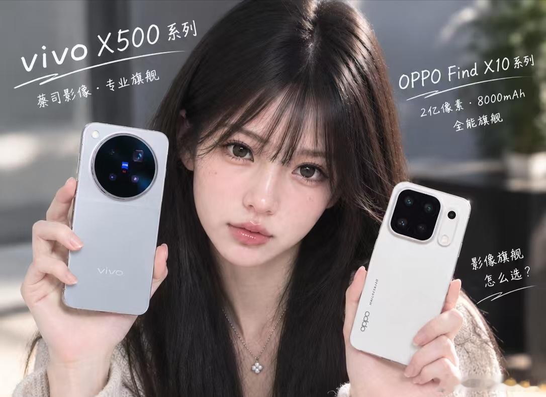 OPPO Find X10系列算白菜价？果然先发的vivo X500系列感觉到压