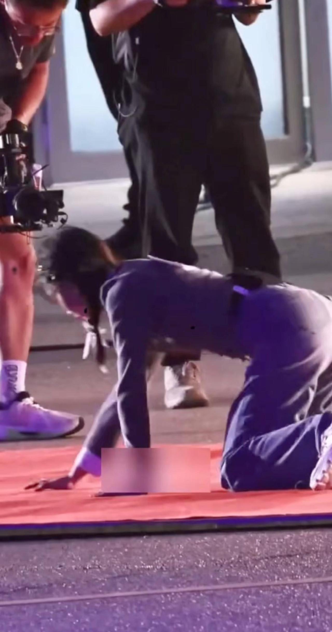 孟姐的戏路究竟有多宽，轻松爬过红毯！ 孟子义 跑男 每个动作都是用汗水换来的 高