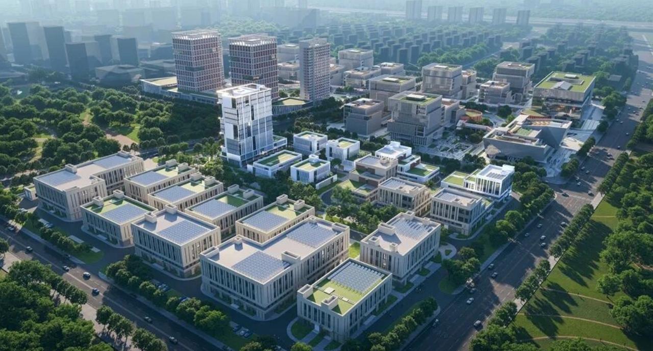 哈尔滨深哈产业园科创总部项目二期正式启动开建了，建成后深哈产业园的规模再次变大。