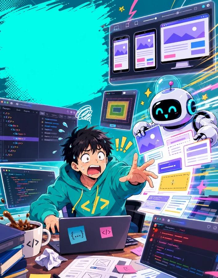 AI来了，前端都去那了？
以前做前端，卷框架：Vue 还是 React？
后来卷