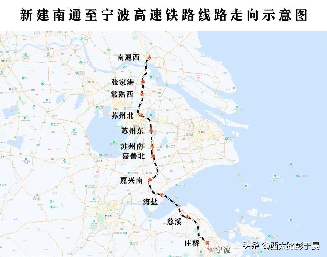 跨越杭州湾！通甬高铁开启铺轨，补齐长三角沿海高铁短板

很多人聊长三角高铁，大多