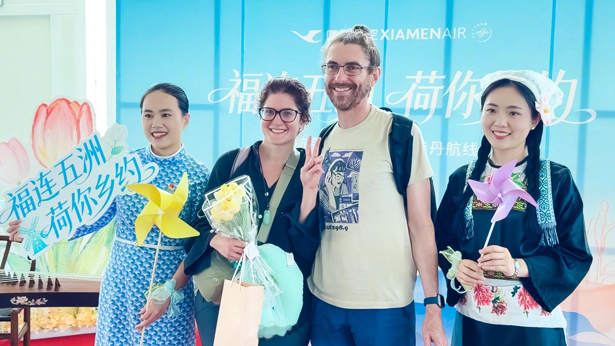 【双喜临门！福州二跑启用＋首开阿姆斯特丹洲际航线】6月23日上午，福州长乐国际机