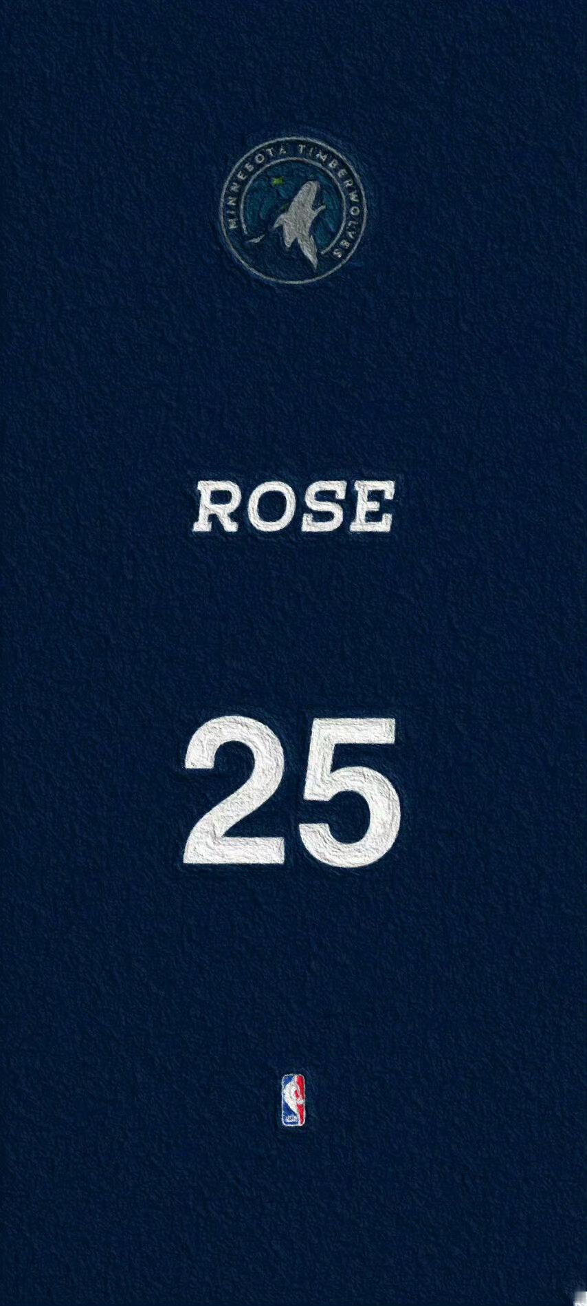 罗斯生涯球衣壁纸！喜欢的可以收下！ 