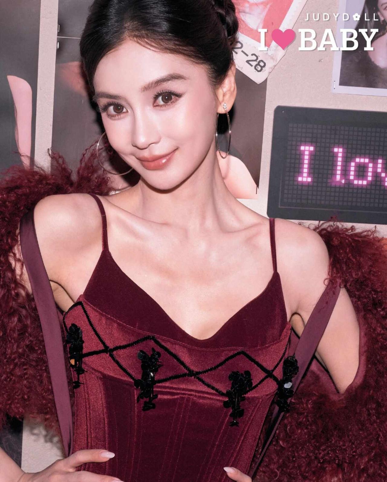 橘朵镜头下的angelababy，美萌美萌哒
期待时装周呀angelababy 