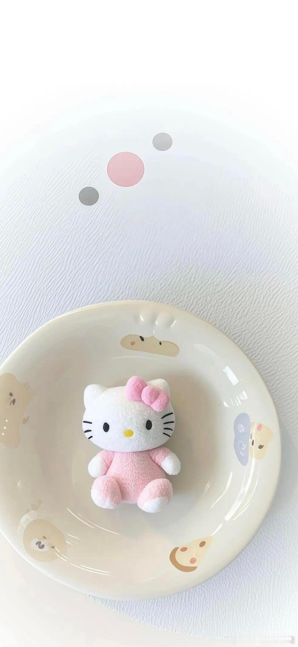 𝗞𝗶𝘁𝘁𝘆 高清渐变壁纸 渐变壁纸｜凯蒂猫壁纸分享 ｜kitty ｜粉