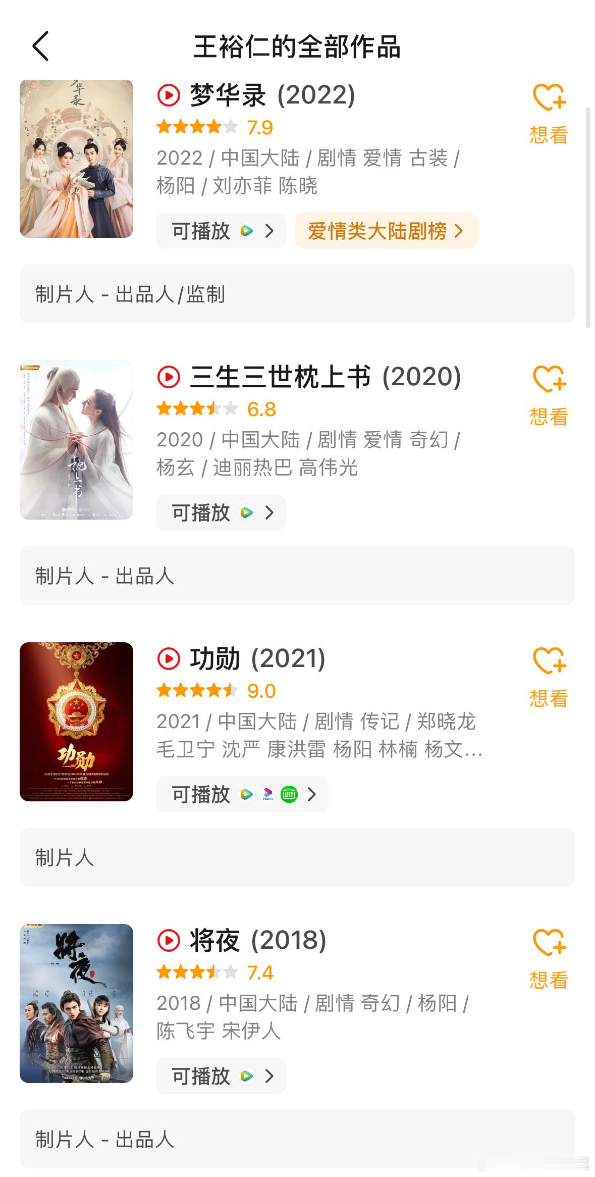 梦华录导演杨阳和制片人王裕仁，新作《醉梦》传由刘诗诗出演。这是继刘亦菲 陈晓搭档