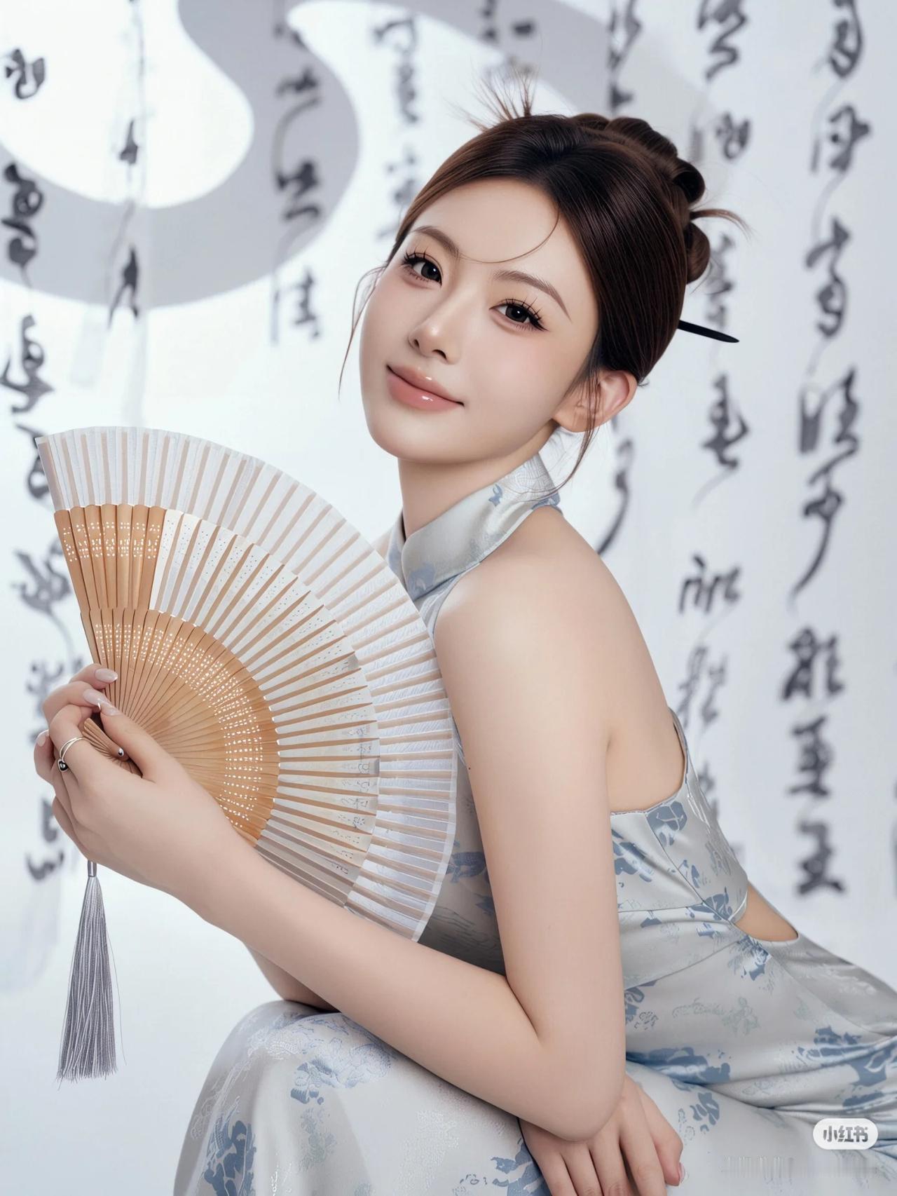 晒图笔记大赛美女旗袍穿搭写真