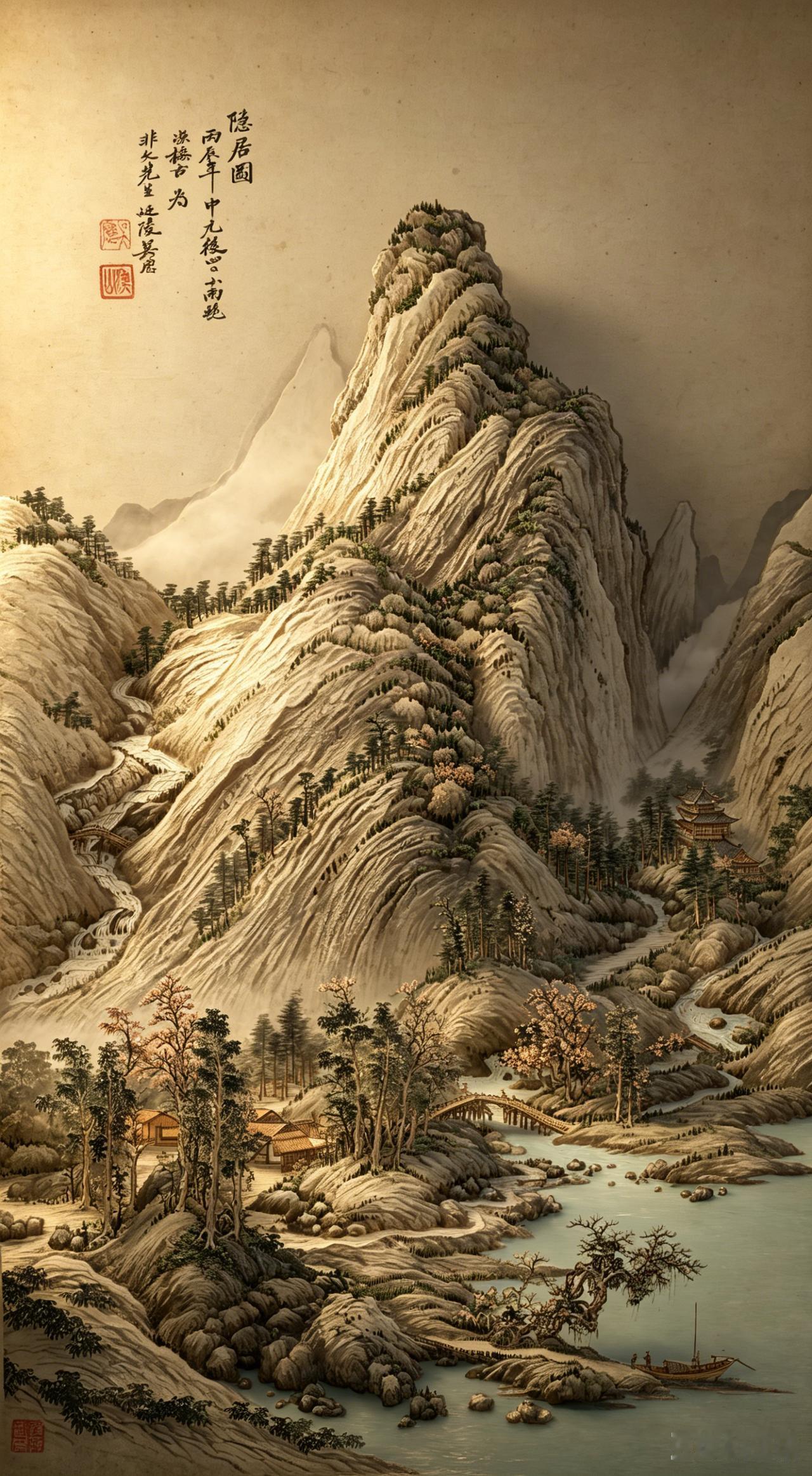 吴历《隐居图》鉴赏