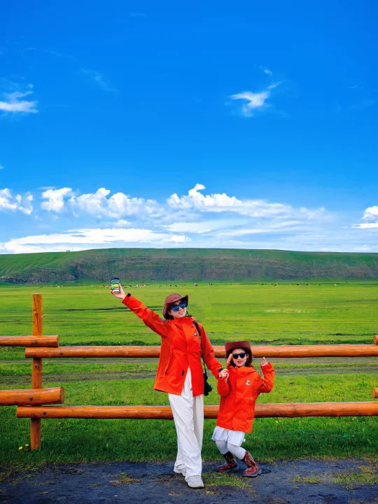 8.30人生总要带娃来一趟莫日格勒河，超美