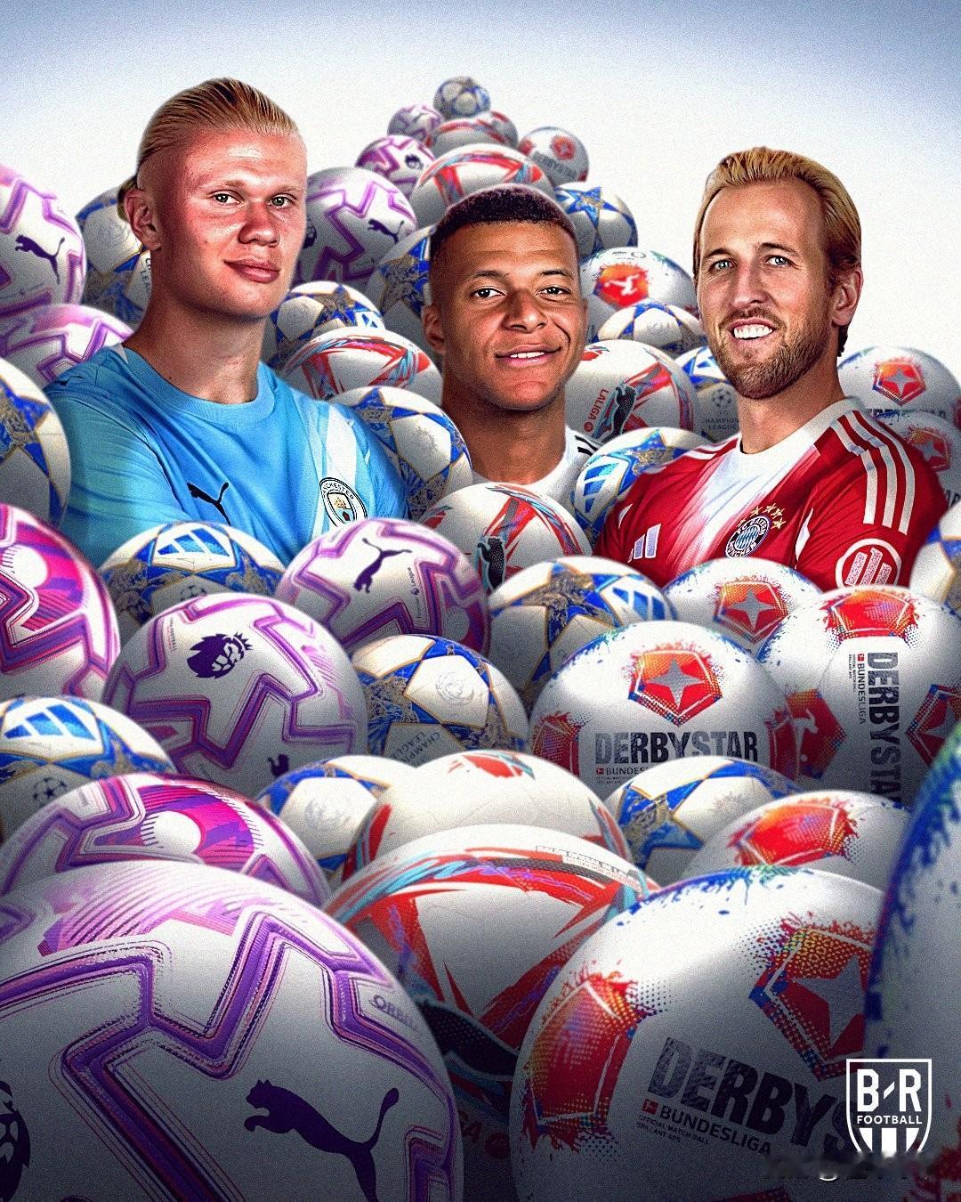 挣最高的年薪进最多的球，哈兰德、姆巴佩和凯恩真的是没有多拿一分钱!

梅西和C罗