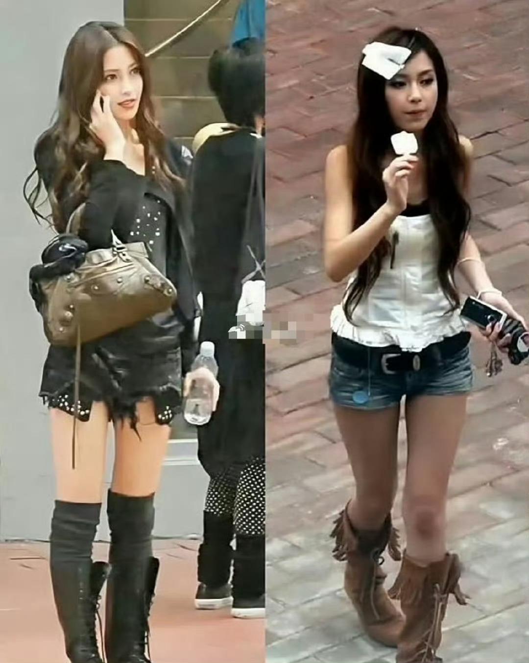 原来很久以前就流行腿套了……果然时尚是一种轮回[笑cry][笑cry] ​ ​​