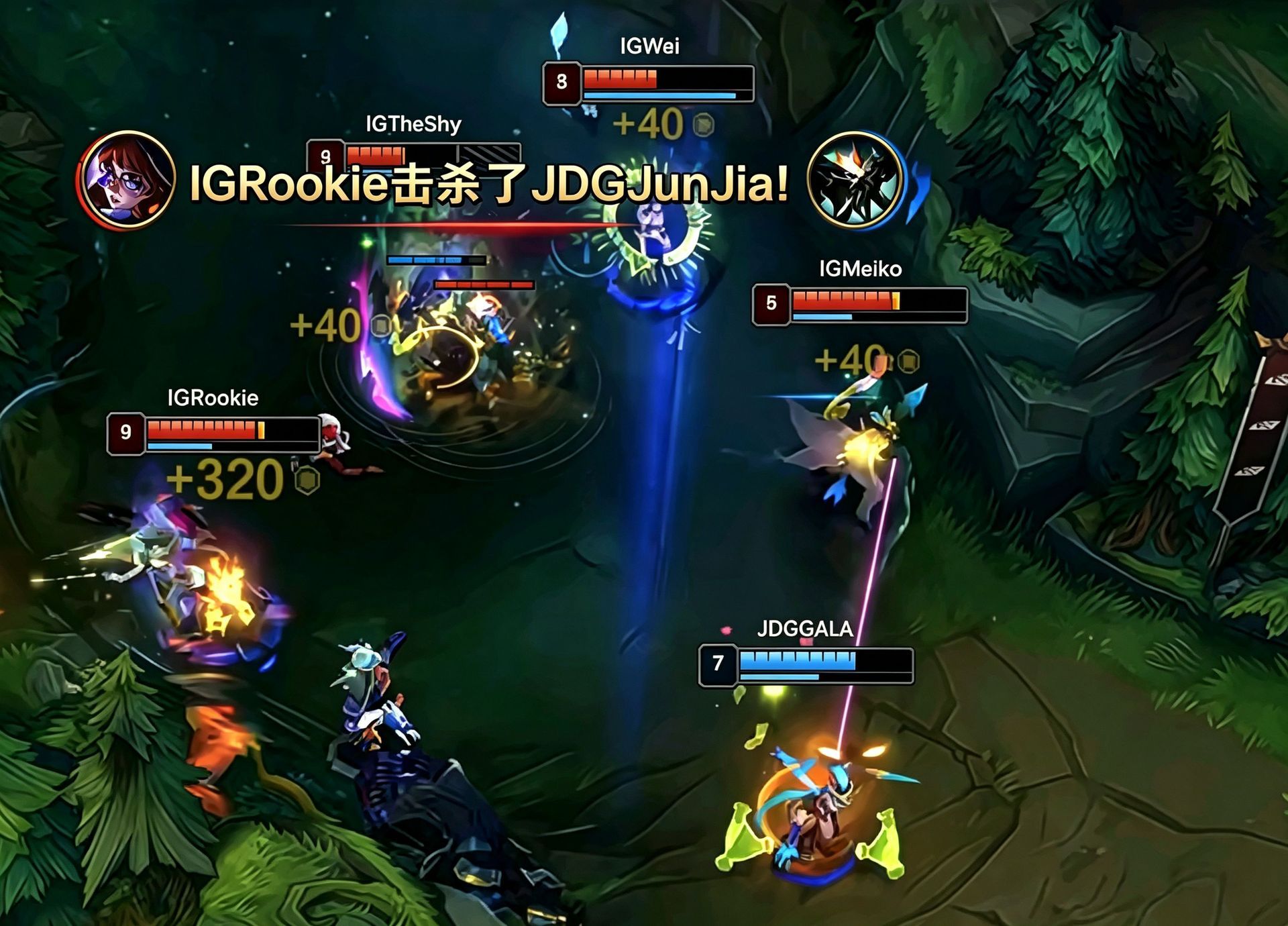 gala：你们都说不打了我才走的啊LPL IG🆚JDG ​​​