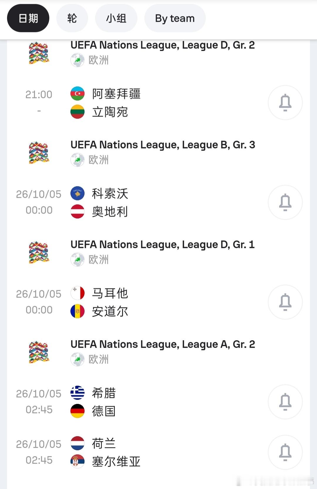 【比赛预告】今晚欧国联比赛继续，大家看哪场？02:45 希腊vs德国 02:45
