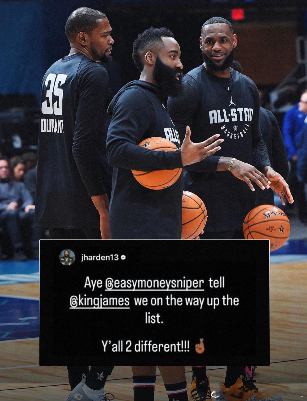 历史得分前十中的三位现役选手 