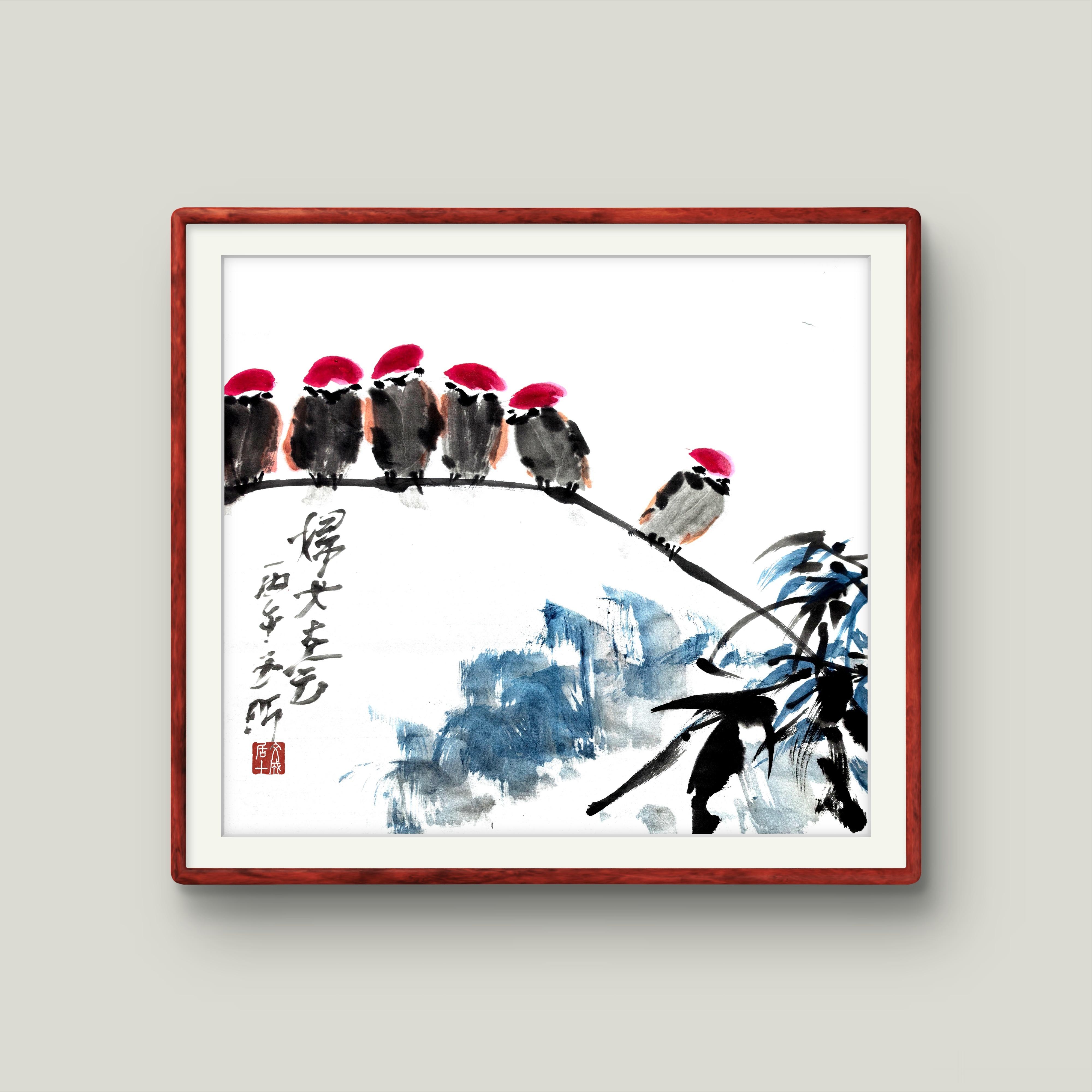 趁晴抓紧出来晒太阳。 