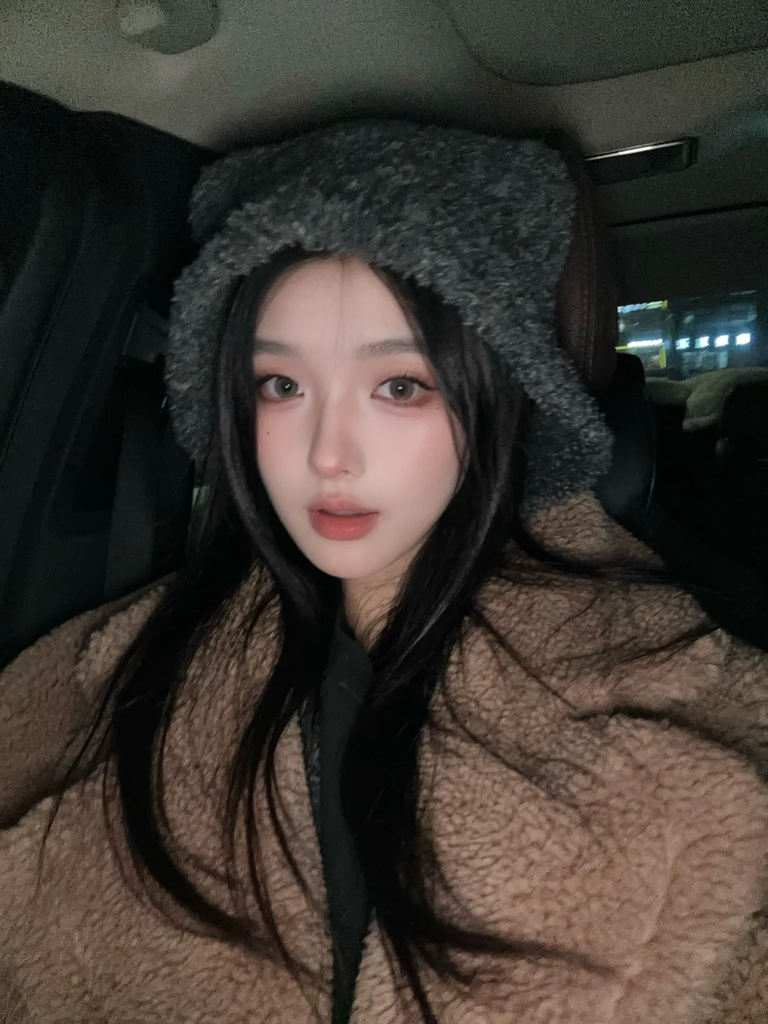 车上拍照光线好好