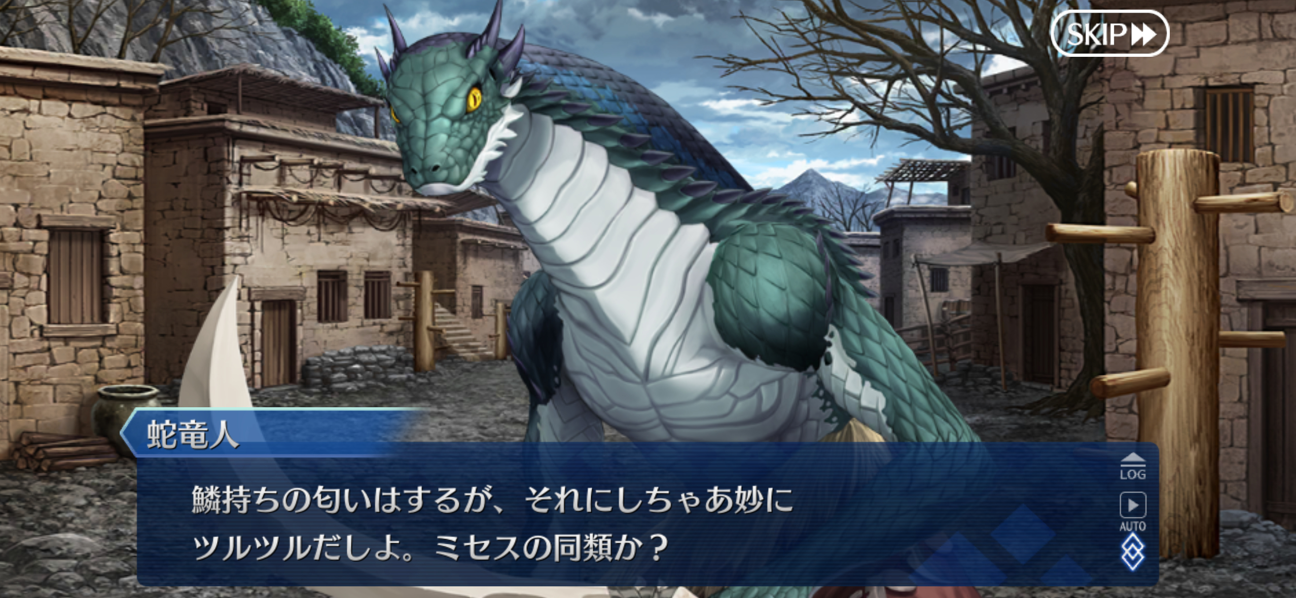 为了打听情报，一些人准备去找摆摊卖肉的蛇龙人问问。咕哒几个虽说有人不长鳞片但有着