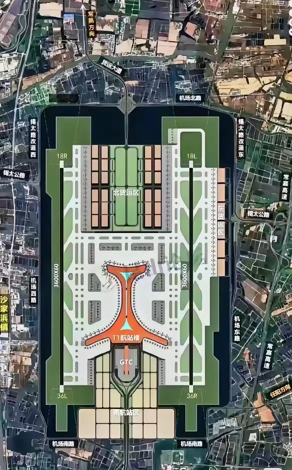 别叫苏州梅友机场啦 往后就叫苏州沙家浜机场 建成之后会成为江苏客流量位居第二的机