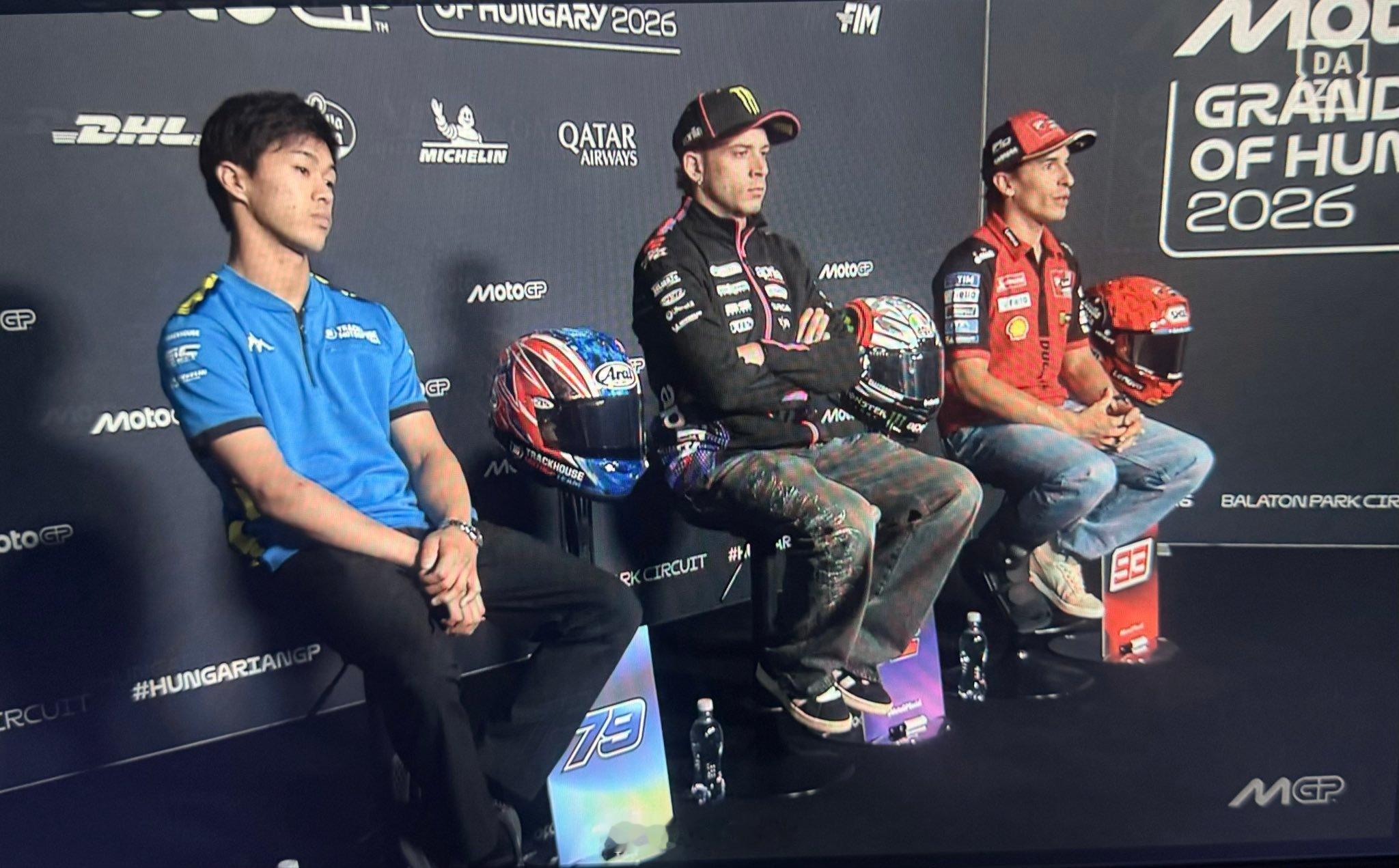 MotoGP匈牙利大奖赛赛前官方新闻发布会：记者提问统计向 Marc Márqu