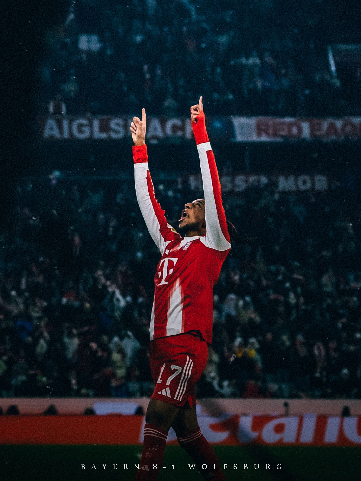 再现，拜仁式比分。⚽⚽⚽⚽⚽⚽⚽⚽拜仁8比1沃尔夫斯堡德甲联赛