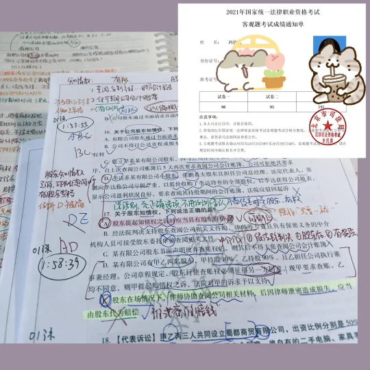 法考 去拿你的好结果吧🥳