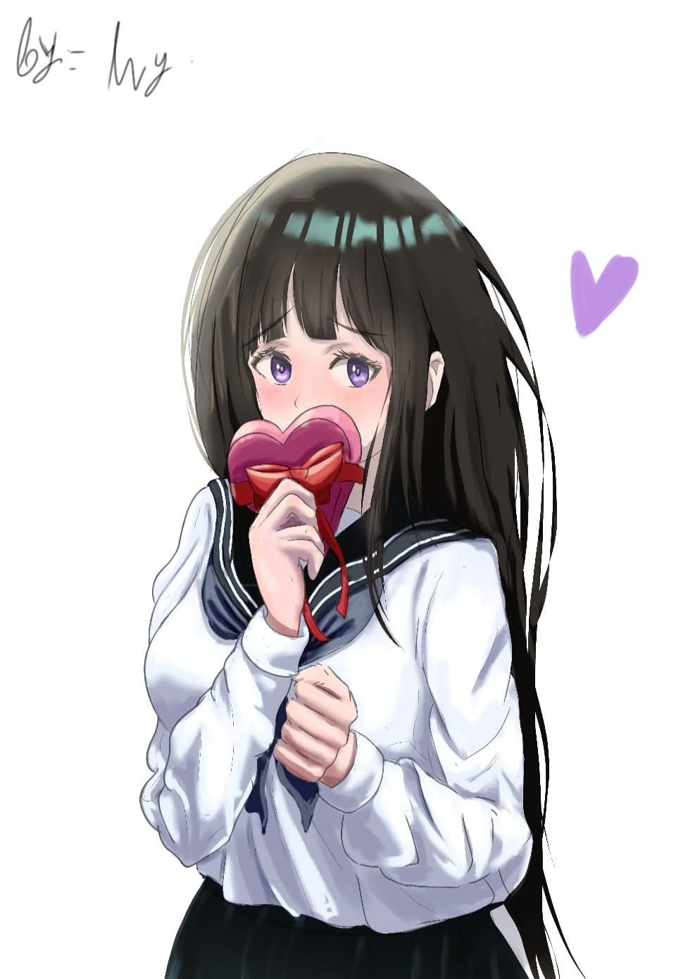 冰菓动漫仲夏狂欢季 千反田爱瑠真的好可爱一小女孩.绘：Lvya13暑期片单交换计