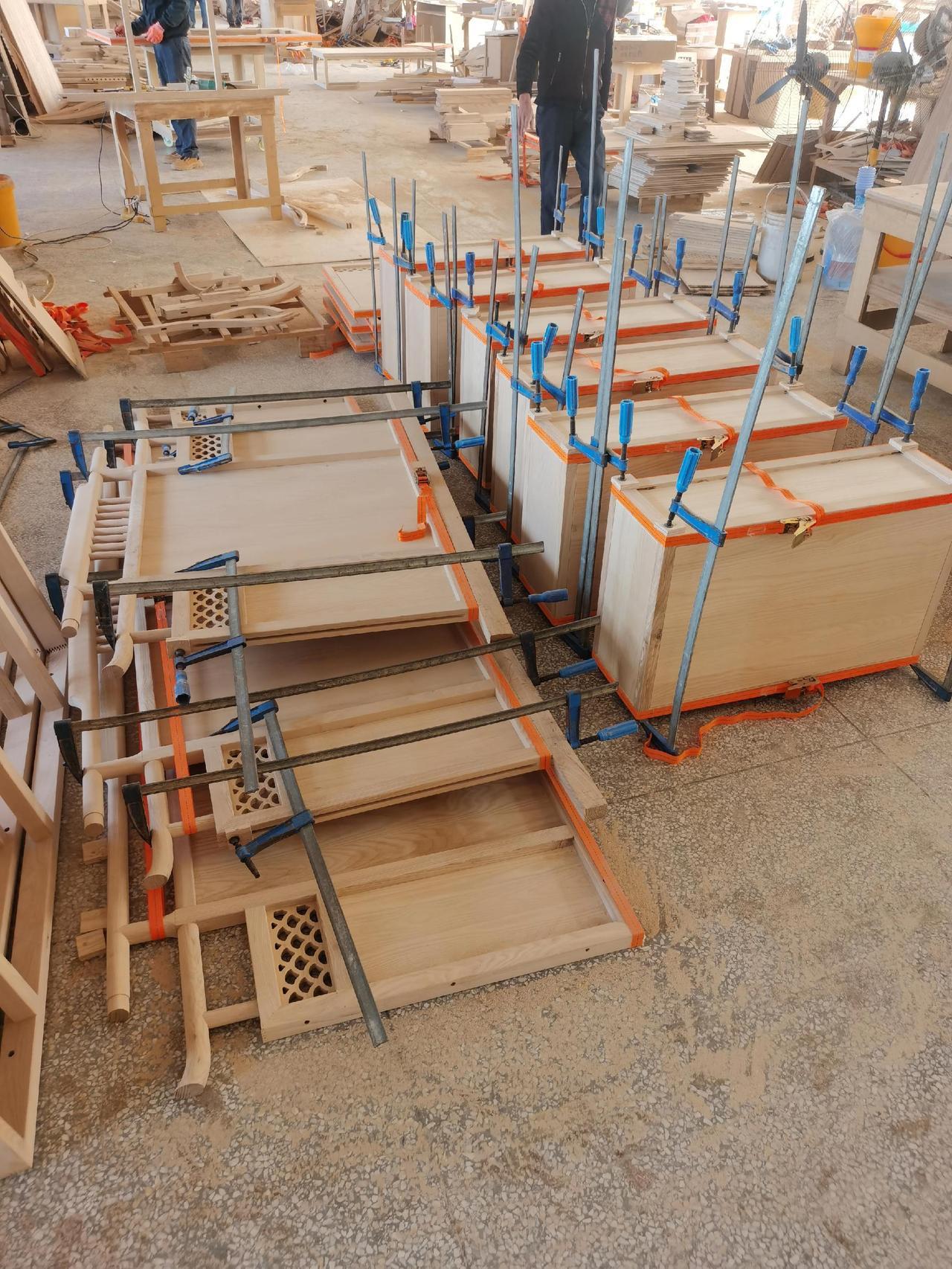 这才是真正的源头工厂实力！
毛坯实拍，无滤镜，所见即所得。
找新中式实木家具的老