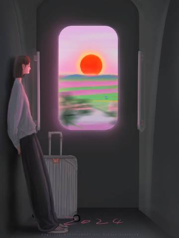 “ 新的一年，奔赴所喜与所爱。” ​ ​​​