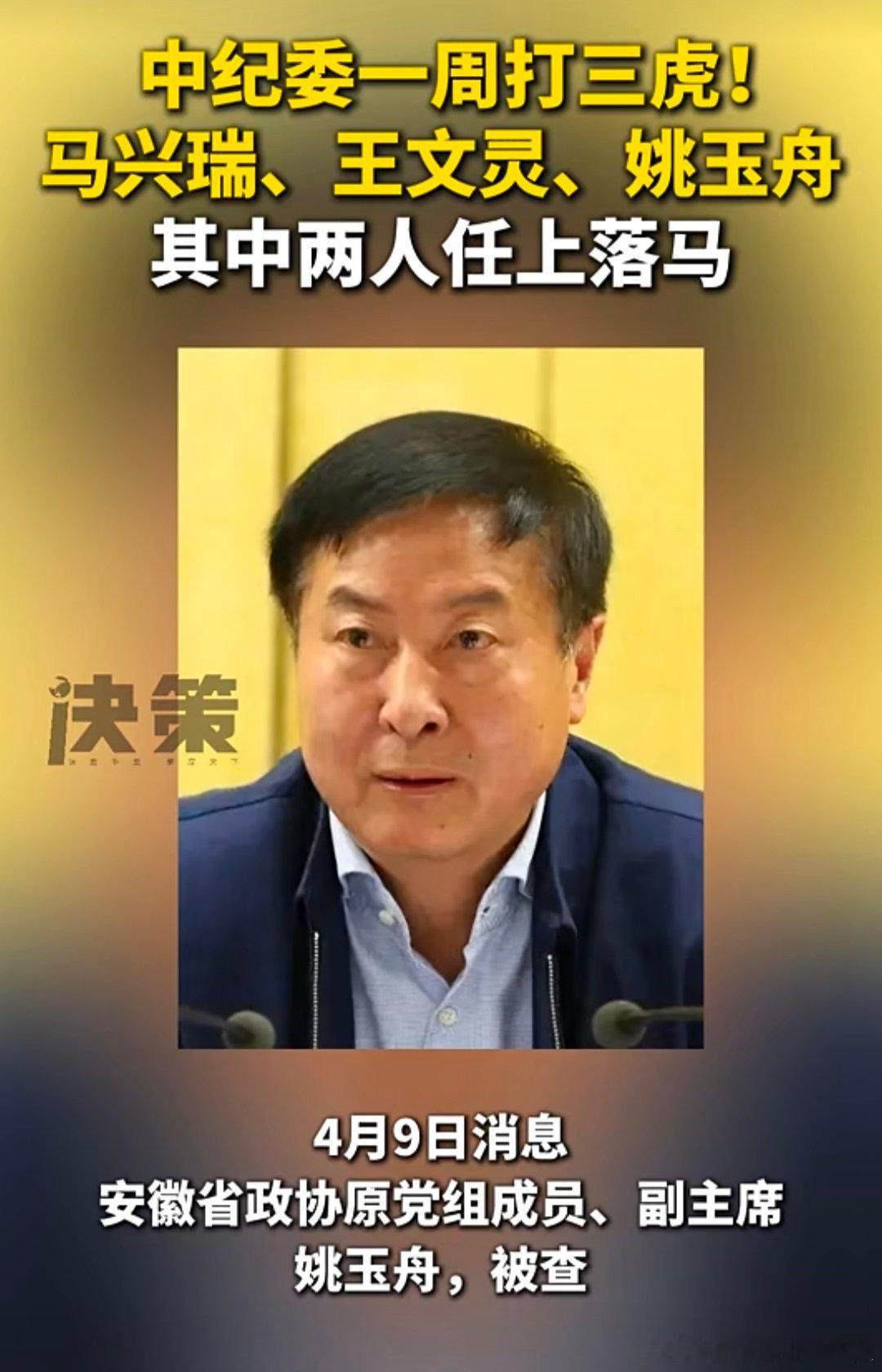 中纪委一周打3虎！(来源: 决策杂志) 