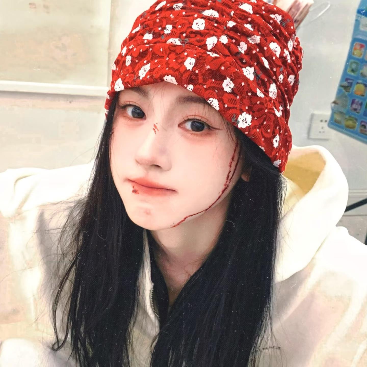 来战[超话] WeChat|鞠婧祎｜红色系｜头像 ​​​