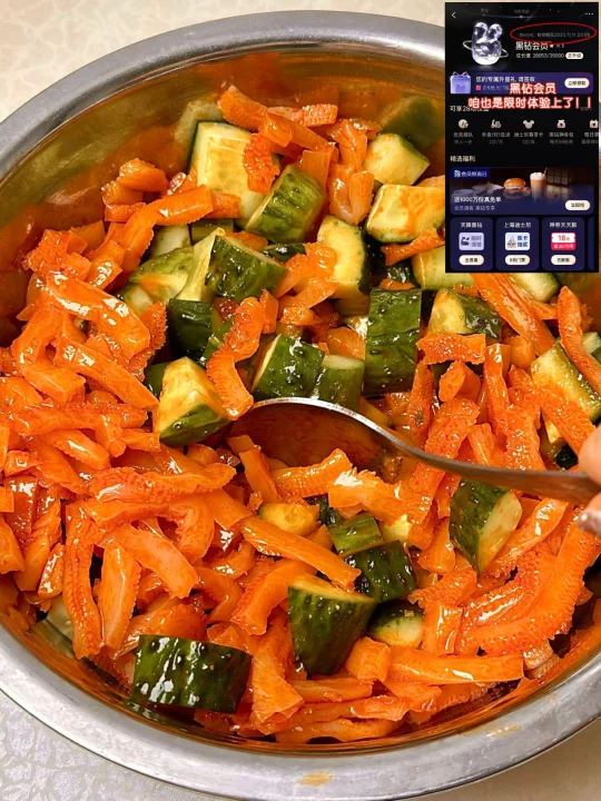 挑战全网蕞晚做魔芋爽拌黄瓜